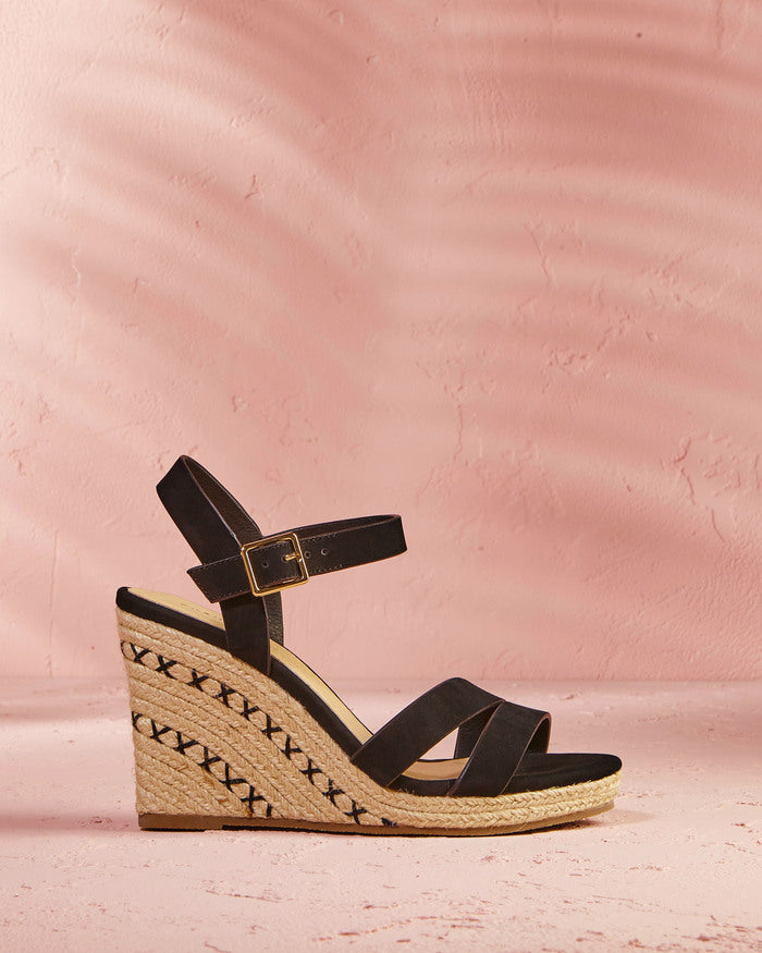 Sandale compensée HAMATI Dada sport preloved - seconde main