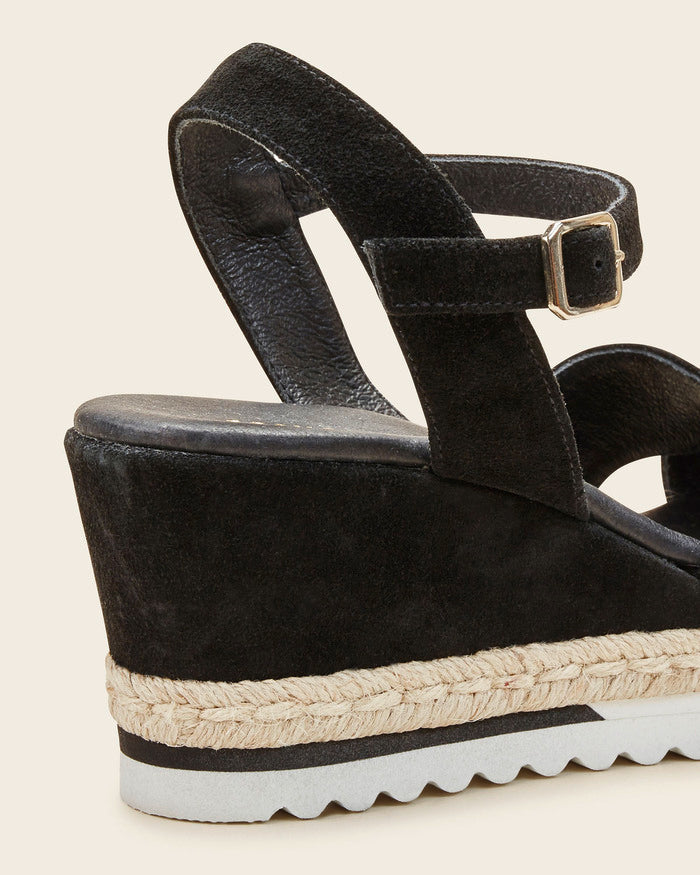 Sandale compensée NAEVI Dada sport preloved - seconde main