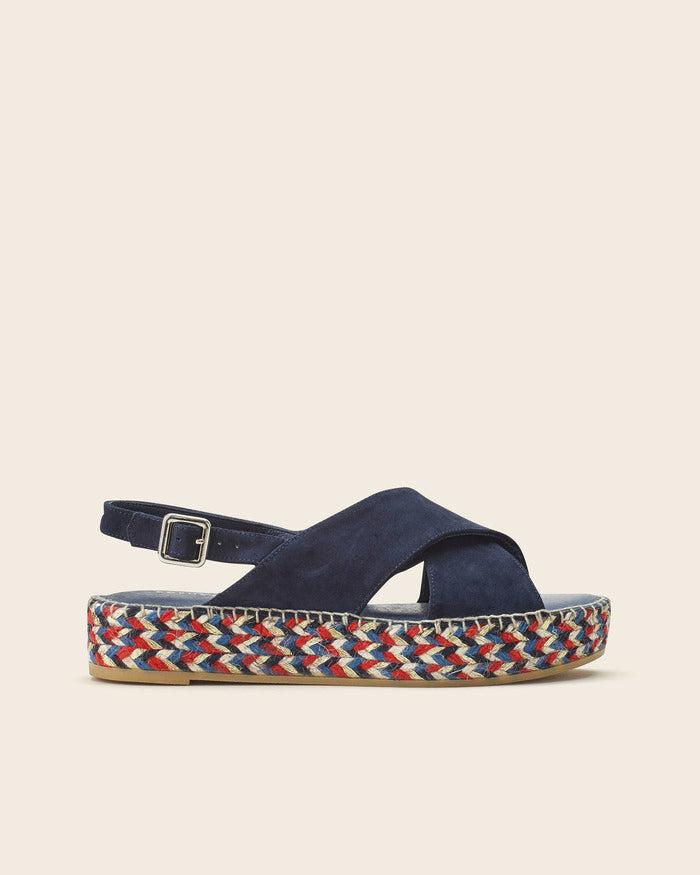 Sandale compensée NAELA Dada sport preloved - seconde main