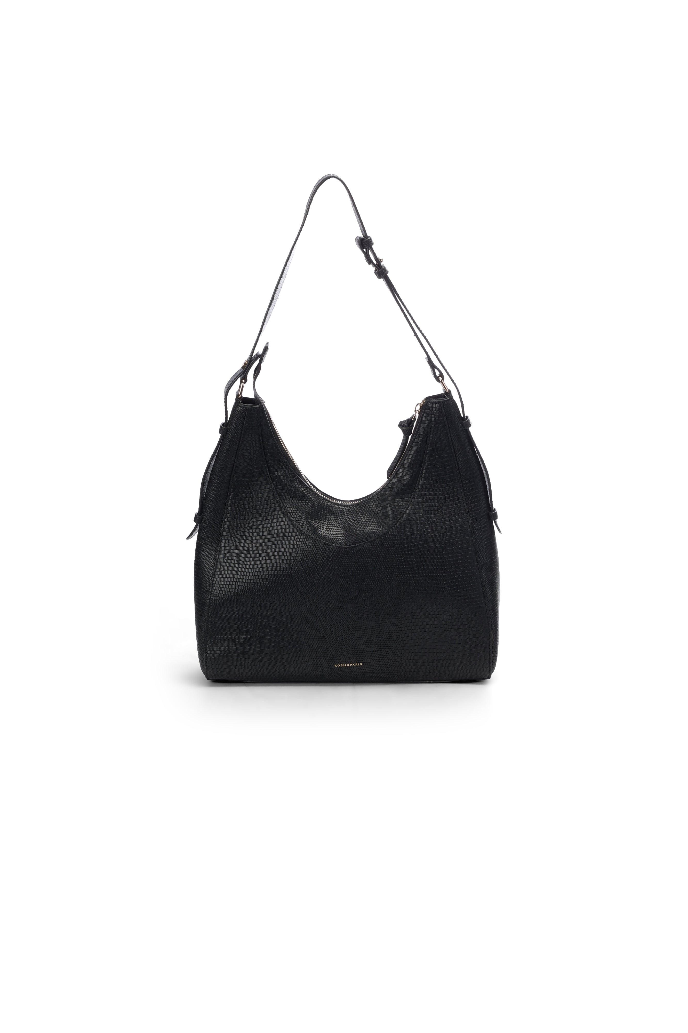 Sac grand volume en cuir noir Dada sport preloved - seconde main