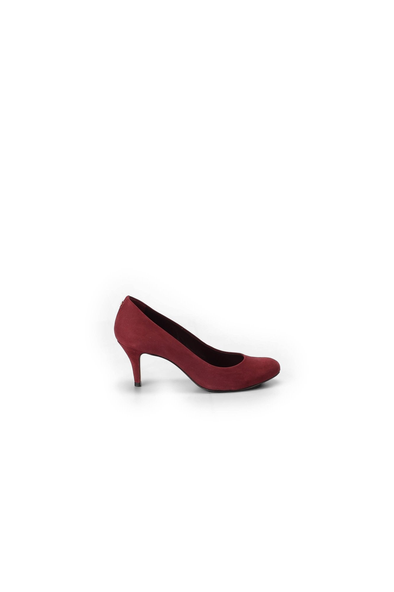 Escarpin en cuir velours bordeaux Dada sport preloved - seconde main