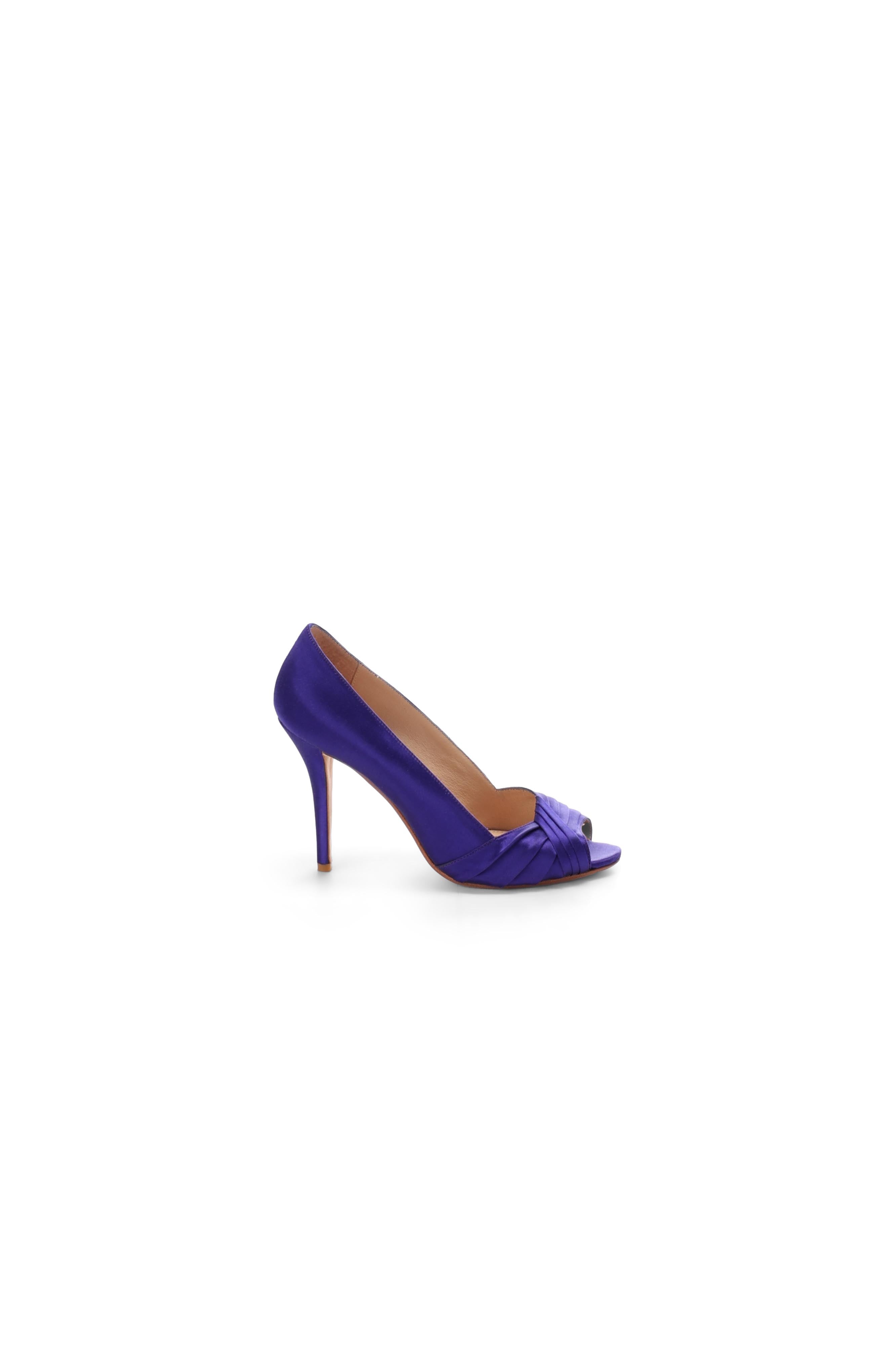 Escarpin en cuir violet Dada sport preloved - seconde main