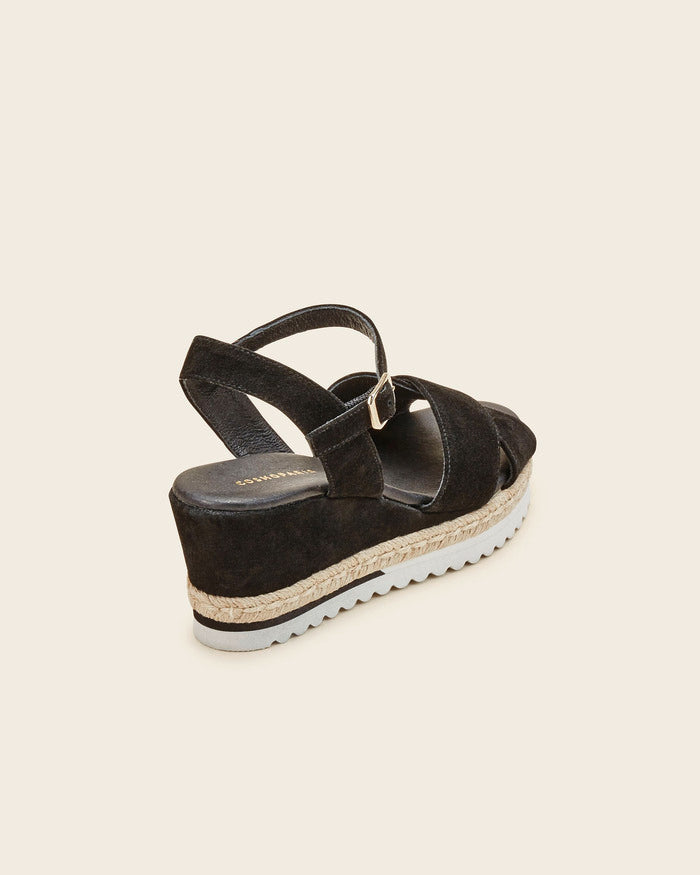 Sandale compensée NAEVI Dada sport preloved - seconde main