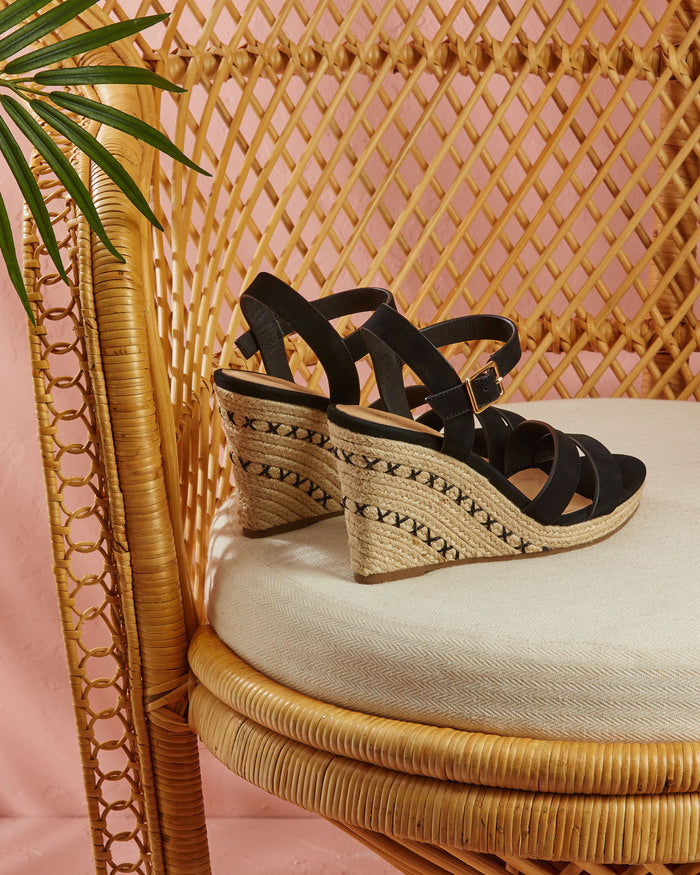 Sandale compensée HAMATI Dada sport preloved - seconde main